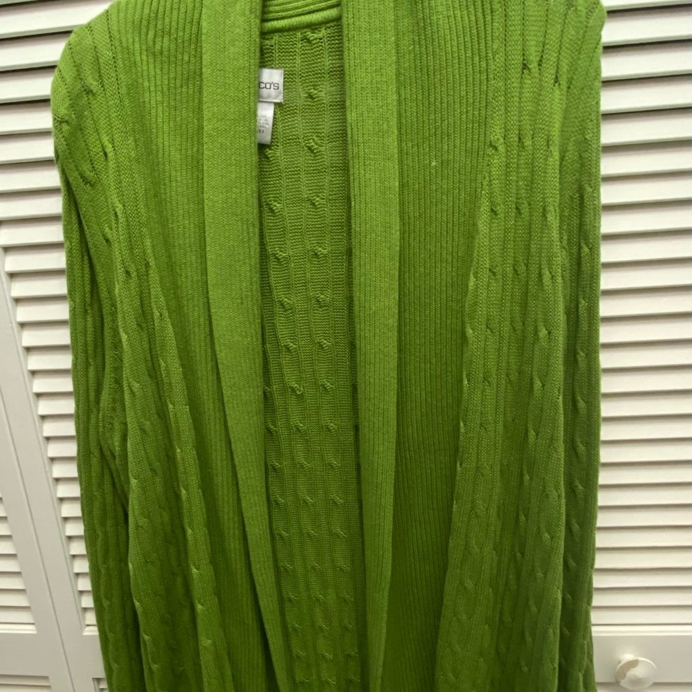 Chico's Size 3 Sweater Jacket /New WO Tags